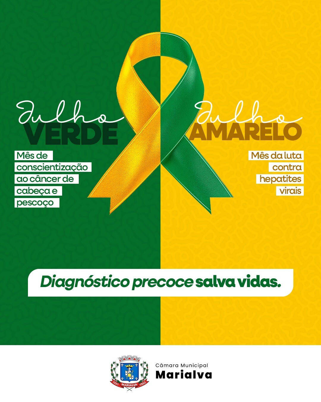 Julho Verde 🎗️ Julho Amarelo